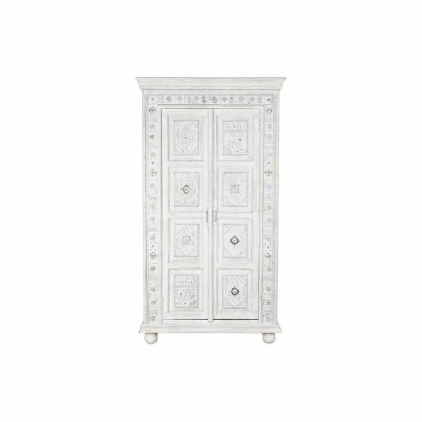 Ντουλάπι DKD Home Decor Λευκό Ξύλο από Μάνγκο (100 x 40 x 181 cm)