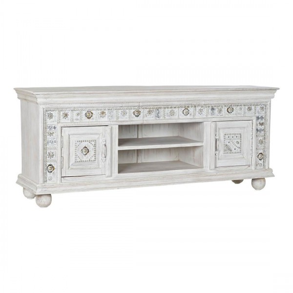 Τηλεόραση DKD Home Decor Μέταλλο Ξύλο από Μάνγκο (160 x 40 x 65 cm)