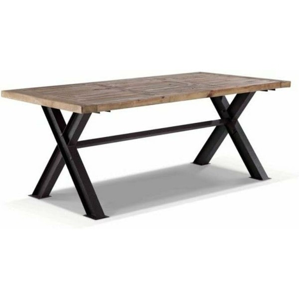 Τραπεζαρία DKD Home Decor Ξύλο Μέταλλο (200 x 100 x 78 cm)