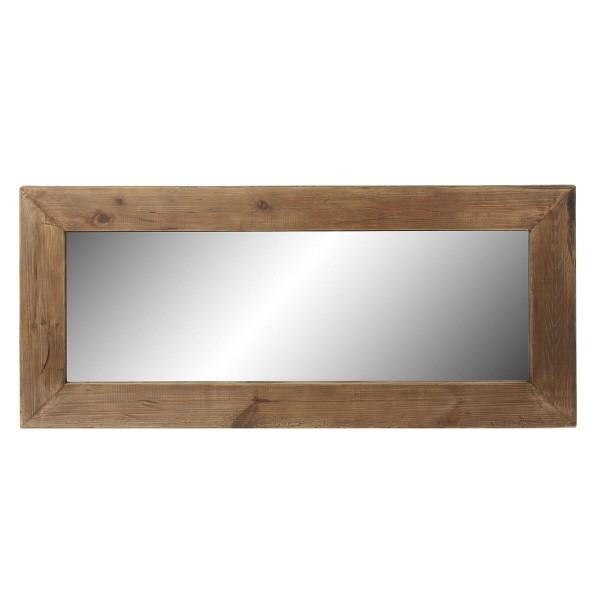 Τοίχο καθρέφτη DKD Home Decor Φυσικό Κρυστάλλινο Ανακυκλωμένο ξύλο 180 x 5 x 80 cm