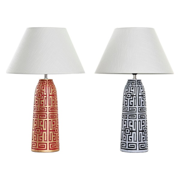 Επιτραπέζιο Φωτιστικό DKD Home Decor Μπλε Κόκκινο πολυεστέρας Ρητίνη 220 V 50 W (2 pcs) (40 x 40 x 63 cm)