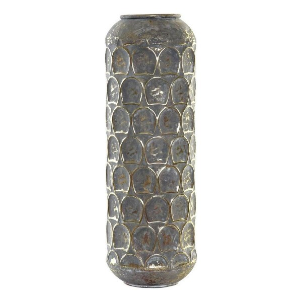 Βάζο DKD Home Decor Γκρι Μέταλλο Ανατολικó (19 x 19 x 47 cm)