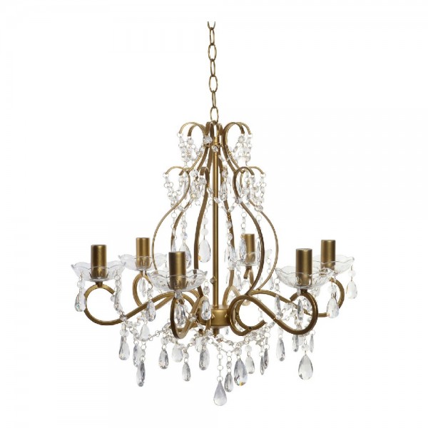 Φωτιστικό Οροφής DKD Home Decor Ακρυλικό Μέταλλο (51 x 44 x 43 cm)