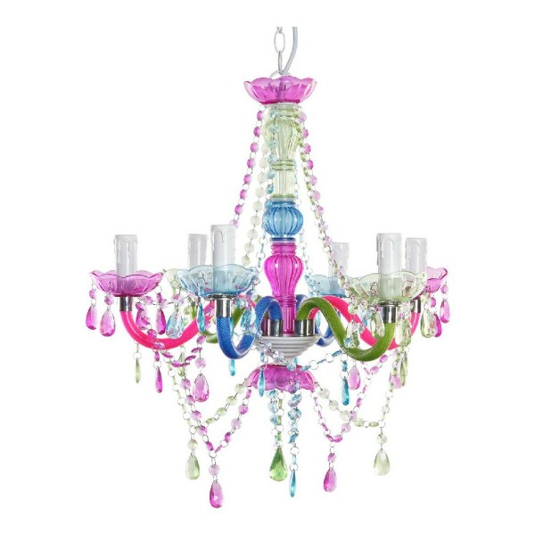 Φωτιστικό Οροφής DKD Home Decor Ακρυλικό Μέταλλο (52 x 52 x 63 cm)