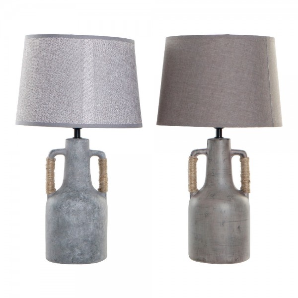 Επιτραπέζιο Φωτιστικό DKD Home Decor πολυεστέρας Πορσελάνη (2 pcs) (28 x 28 x 50 cm)