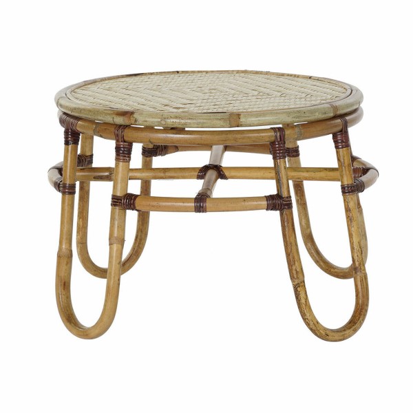 Βοηθητικό Τραπέζι DKD Home Decor Διακοσμητική κανάτα ρατάν (60 x 60 x 42 cm)