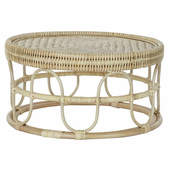 Βοηθητικό Τραπέζι DKD Home Decor Διακοσμητική κανάτα ρατάν (70 x 70 x 36 cm)