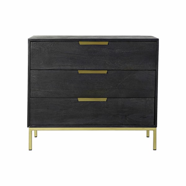 Συρταριέρα DKD Home Decor Μέταλλο Ξύλο από Μάνγκο (87 x 44 x 76 cm)