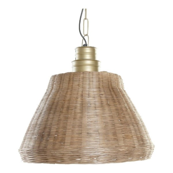Φωτιστικό Οροφής DKD Home Decor Μέταλλο λυγαριά (50 x 50 x 45 cm)