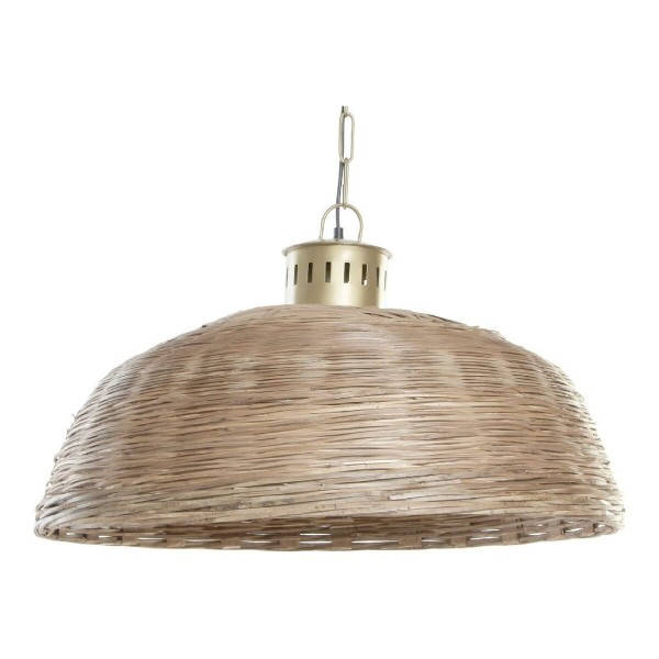 Φωτιστικό Οροφής DKD Home Decor Μέταλλο λυγαριά (74 x 74 x 47 cm)
