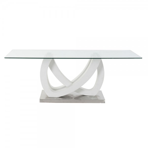 Τραπεζάκι Καφέ DKD Home Decor Κρυστάλλινο MDF (120 x 60 x 42 cm)