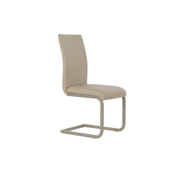 Καρέκλα Τραπεζαρίας DKD Home Decor Μπεζ Μέταλλο πολυεστέρας (41 x 55 x 96 cm)