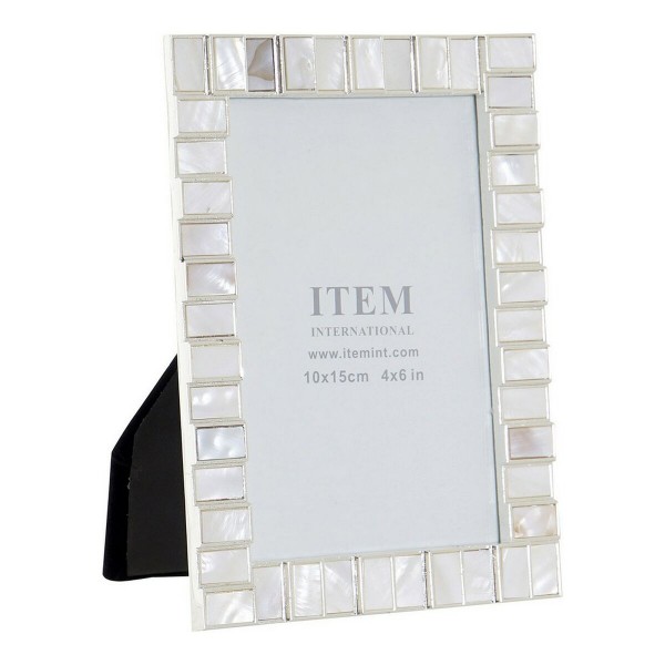 Κορνίζα DKD Home Decor S3016081 Μέταλλο Λευκό Από φίλντισι (12,5 x 1,5 x 17 cm)