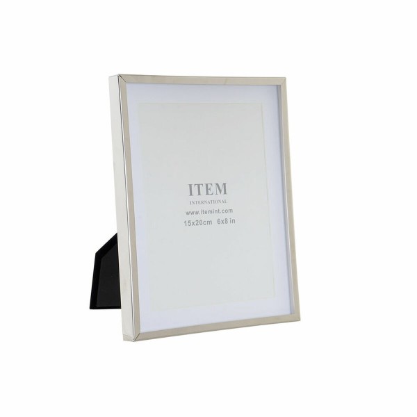 Κορνίζα DKD Home Decor S3024112 Κρυστάλλινο Ασημί Μέταλλο (20 x 2 x 25 cm)