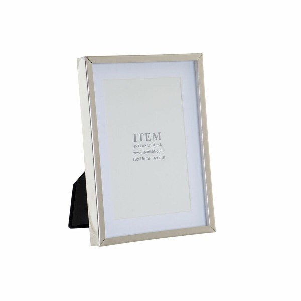 Κορνίζα DKD Home Decor S3024113 Κρυστάλλινο Ασημί Μέταλλο (15 x 2 x 20 cm)