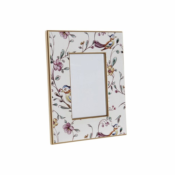 Κορνίζα DKD Home Decor Πολύχρωμο Πουλιά Ξύλο MDF (19 x 1,5 x 24 cm)