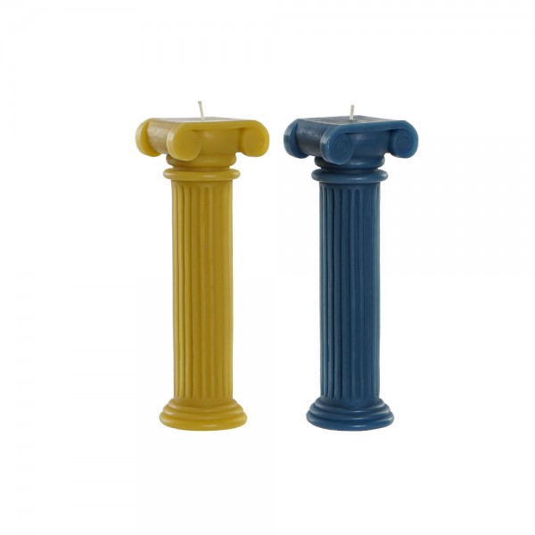 Κερί DKD Home Decor Πυλώνας Σύγχρονη (2 pcs) (7 x 5 x 20.3 cm)