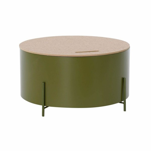 Βοηθητικό Τραπέζι DKD Home Decor Σίδερο Ξύλο MDF (40 x 40 x 28 cm)