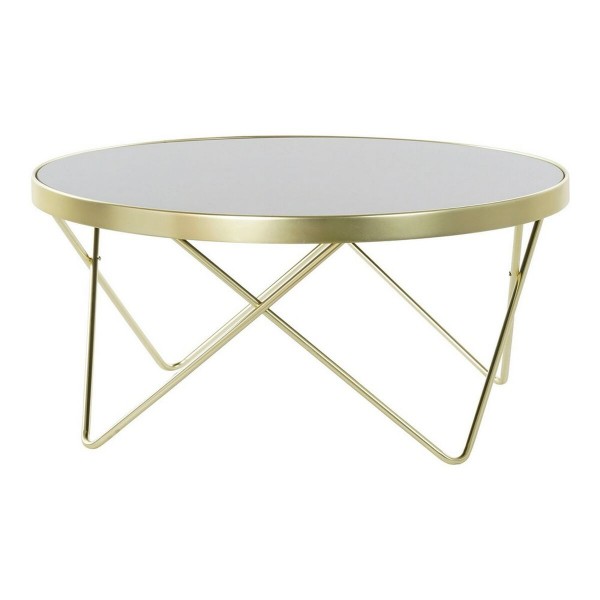 Βοηθητικό Τραπέζι DKD Home Decor Κρυστάλλινο Χάλυβας (82 x 82 x 40 cm)