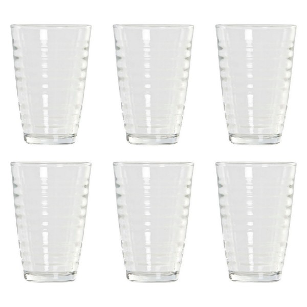 Σετ ποτηριών DKD Home Decor Κρυστάλλινο (300 ml) (6 pcs)