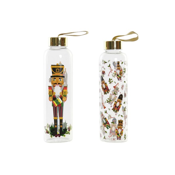 Μπουκάλι DKD Home Decor Καρυοθραύστης Κρυστάλλινο PVC (550 ml) (x2)