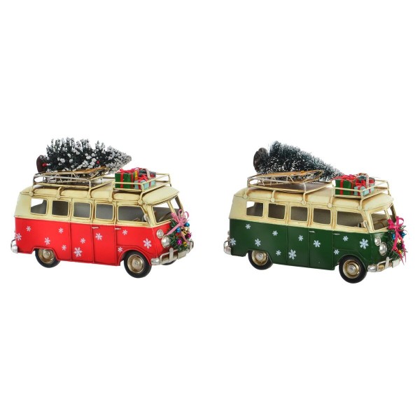 Χριστουγεννιάτικο Στολίδι DKD Home Decor Βαν Μέταλλο (26 x 12 x 19 cm) (x2)