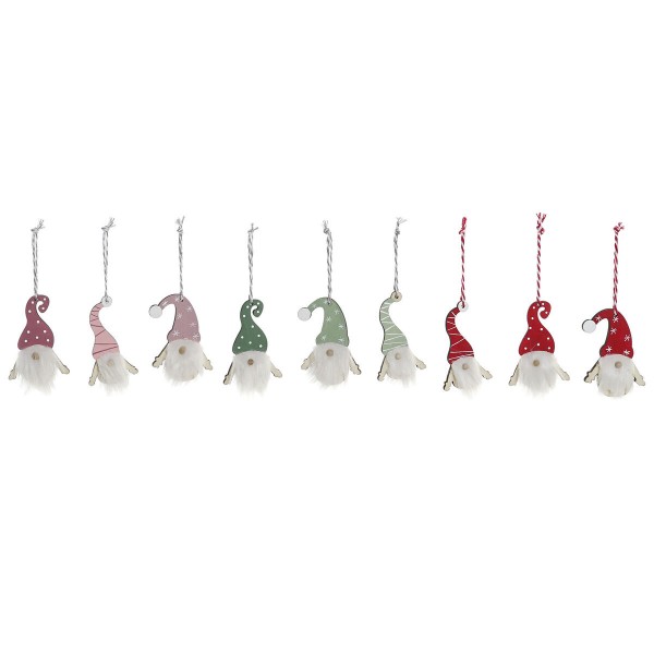Χριστουγεννιάτικα Στολίδια DKD Home Decor Ξύλο Καπέλο (21 x 8,5 x 2 cm)