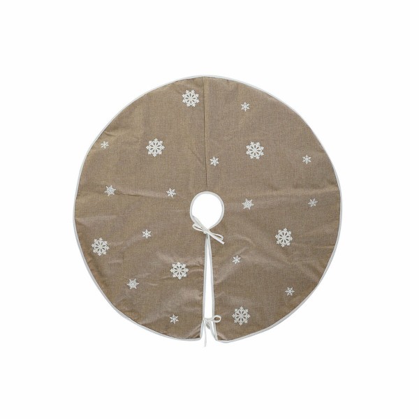 Χριστουγεννιάτικο δέντρο φούστα DKD Home Decor πολυεστέρας Τσόχα (105 x 2 x 105 cm)