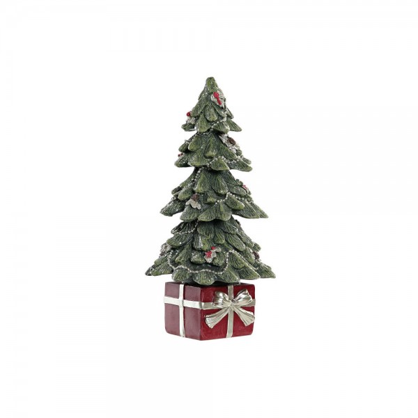 Διακοσμητική Φιγούρα DKD Home Decor Χριστουγεννιάτικο δέντρο Ρητίνη Δέντρο (9 x 9 x 18.5 cm)