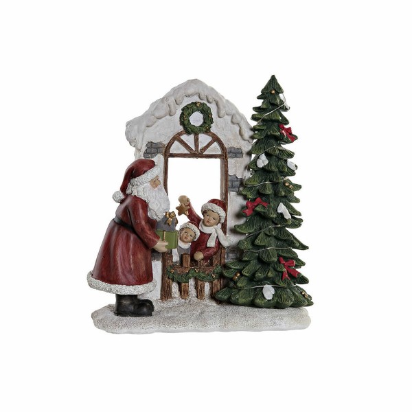 Χριστουγεννιάτικο Στολίδι DKD Home Decor Άη Βασίλης Ρητίνη (20 x 10 x 22.5 cm)