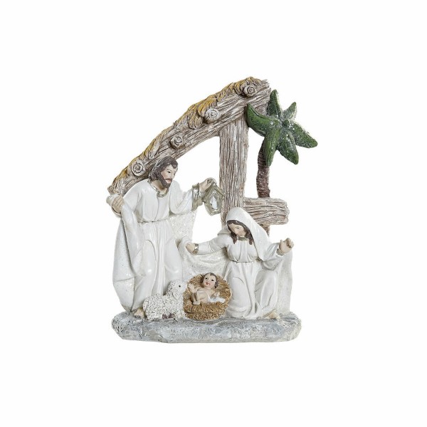 Χριστουγεννιάτικο Στολίδι DKD Home Decor Γέννηση / Βηθλεέμ (12 x 6 x 15 cm)