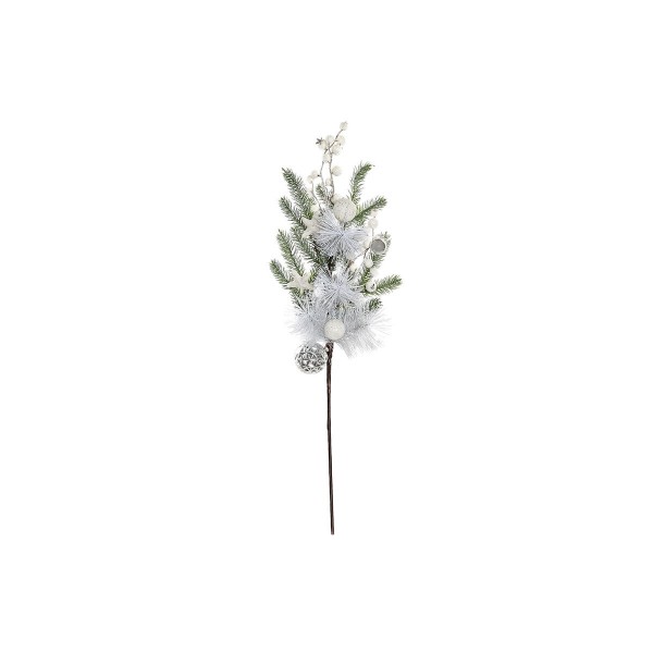 Κλαδί DKD Home Decor Ανανάς Πράσινο Χριστουγεννιάτικο στεφάνι Φυσικό Καφέ Λευκό (23 x 8 x 75 cm)