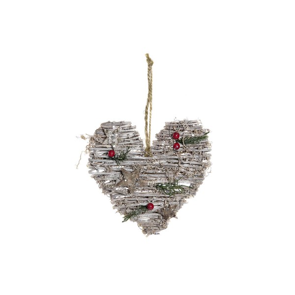 Χριστουγεννιάτικο Στολίδι DKD Home Decor PVC ρατάν (19 x 3 x 18 cm)
