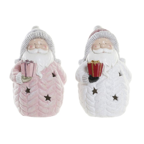 Χριστουγεννιάτικο Στολίδι DKD Home Decor Ρητίνη Άη Βασίλης (27 x 22 x 42 cm) (x2)