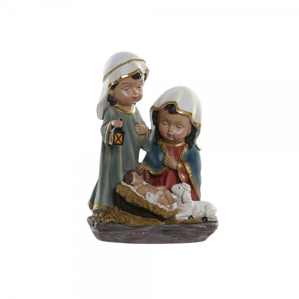 Χριστουγεννιάτικο Στολίδι DKD Home Decor Μπλε Κόκκινο Πράσινο (16 x 12 x 23.5 cm)