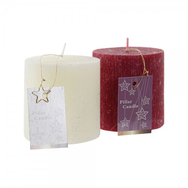 Κερί DKD Home Decor Χριστουγεννιάτικο στεφάνι (x2)