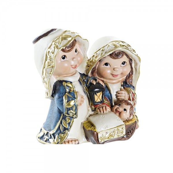 Χριστουγεννιάτικο Βηθλεέμ DKD Home Decor Ρητίνη Πολύχρωμο (6 x 4 x 7 cm)