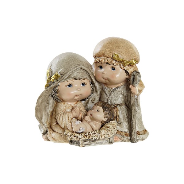 Χριστουγεννιάτικο Βηθλεέμ DKD Home Decor Ρητίνη Πολύχρωμο (13 x 9,5 x 12 cm)