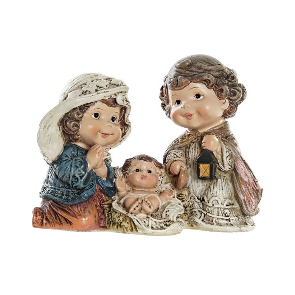 Χριστουγεννιάτικο Βηθλεέμ DKD Home Decor Ρητίνη Πολύχρωμο (11 x 6 x 8 cm)