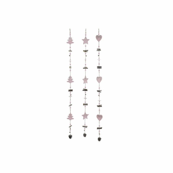 Χριστουγεννιάτικο Στολίδι DKD Home Decor Ξύλο Δέντρο (3 pcs) (8 x 1 x 120 cm)