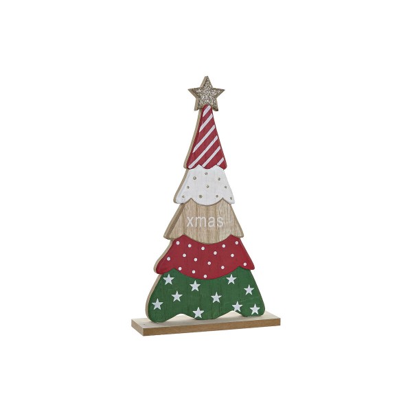 Διακόσμηση DKD Home Decor Πολύχρωμο Δέντρο Ξύλο (17 x 5 x 29 cm)