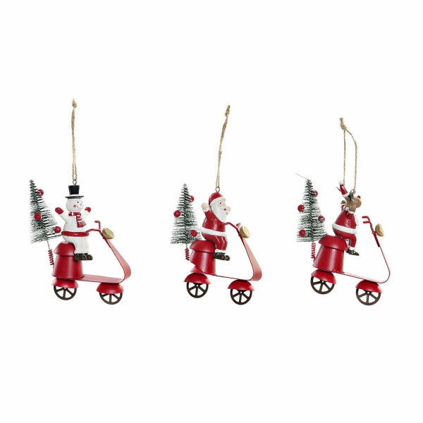 Χριστουγεννιάτικο Στολίδι DKD Home Decor Μέταλλο (11 x 4 x 14 cm) (3 pcs)