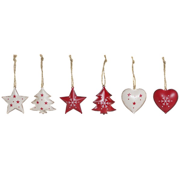 Χριστουγεννιάτικα Στολίδια DKD Home Decor Μέταλλο Αστέρι (5 x 1 x 5 cm)