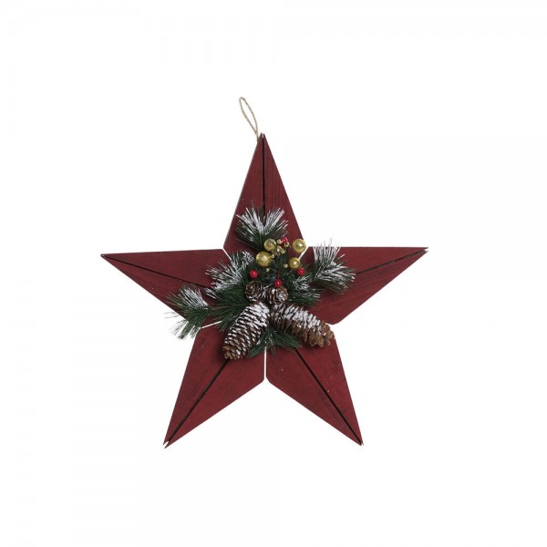 Χριστουγεννιάτικο Στολίδι DKD Home Decor Ξύλο (40 x 8 x 40 cm)