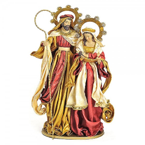 Χριστουγεννιάτικο Στολίδι DKD Home Decor Κόκκινο Χρυσό (27 x 27 x 50 cm)