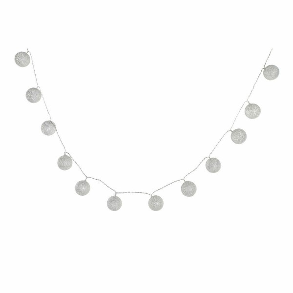 Χριστουγεννιάτικο στεφάνι DKD Home Decor Ασημί (150 x 6 x 6 cm)