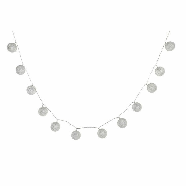 Χριστουγεννιάτικο στεφάνι DKD Home Decor Ασημί (450 x 6 x 6 cm)
