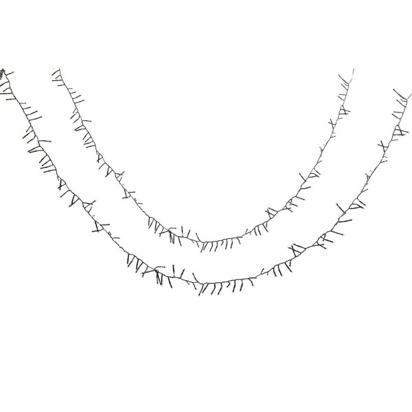 Λωρίδα φώτων DKD Home Decor LED Λευκό Κίτρινο PVC (5 x 1 x 200 cm) (2 pcs)