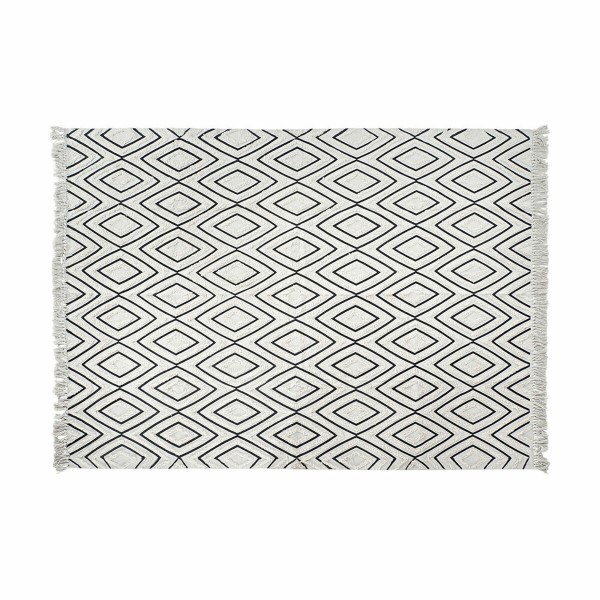 Χαλί DKD Home Decor Μαύρο Λευκό (120 x 180 x 1 cm)