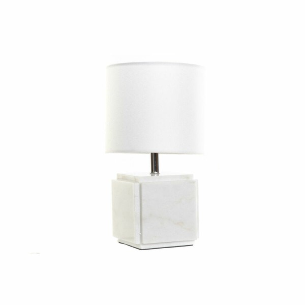 Επιτραπέζιο Φωτιστικό DKD Home Decor Λευκό πολυεστέρας Μέταλλο Μάρμαρο 220 V Χρυσό 50 W (20 x 20 x 34 cm)